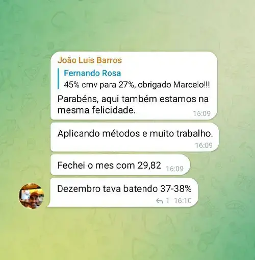 Depoimento 1 de aluno da Consultoria Tração