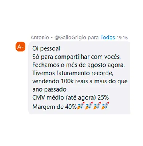 Depoimento 7 de aluno da Consultoria Tração